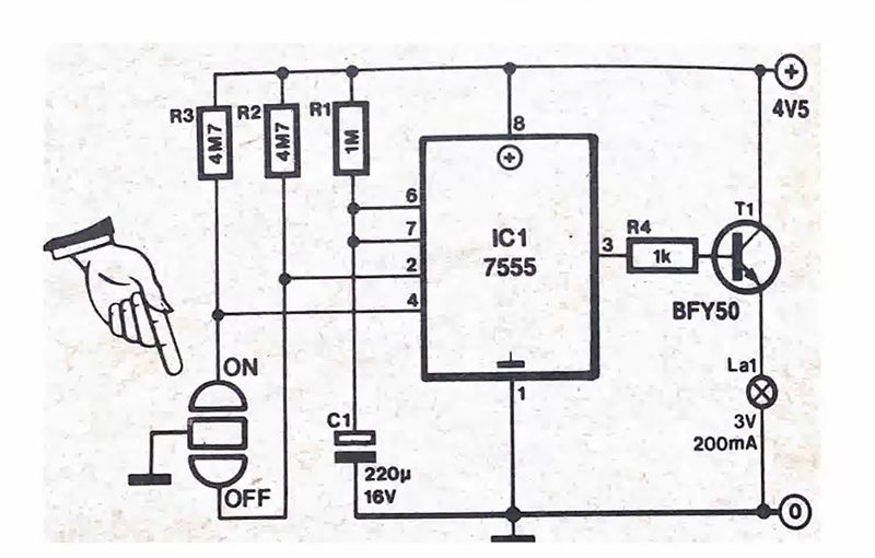 auto on off bedside light