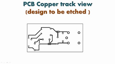PCB copper track view