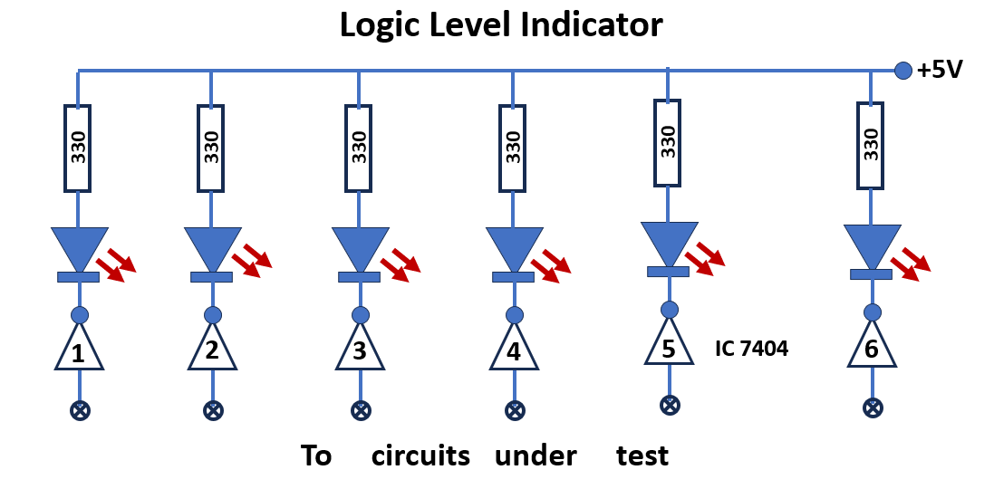 How to build a versatile Logic Level Indicator 3 Logic Level Indicator