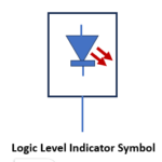 R-S Flip-Flop logic function is proved by the experiment 7 7 Logic level indicator symbol